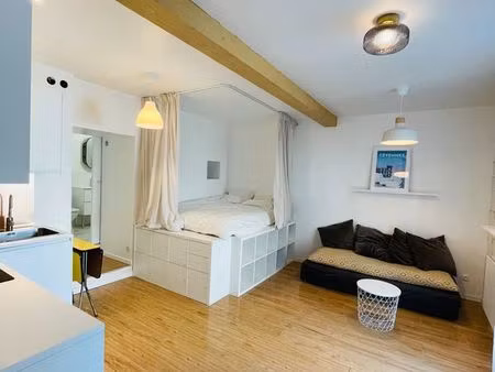 studio meublé centre ville rénové