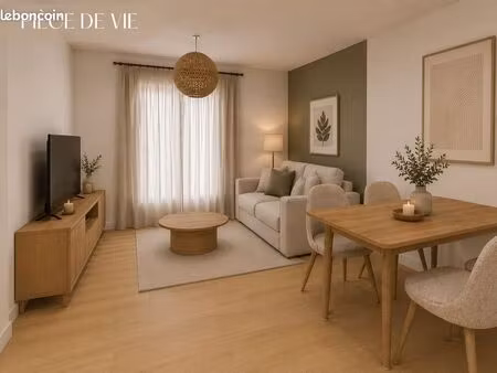 studio 2 pièces 33 m²