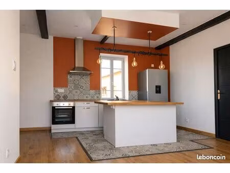 t3 – 60 m² – vendu loué – centre-ville belleville-en-beaujolais