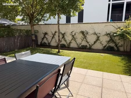 charmant t2 avec jardin de 80 m² – chassieu – résidence récente et calme