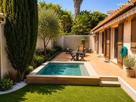 coeur vallon de toulouse: maison plain-pied 115 m² + jardin piscinable sans vis-à-vis