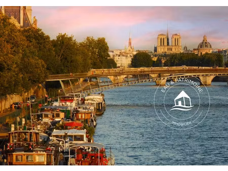 vente péniche 4 pièces 80 m² à paris 1er (75001)  630 000 €