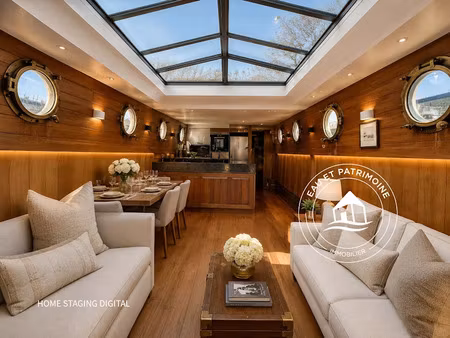 vente péniche 4 pièces 80 m² à paris 1er (75001)  695 000 €