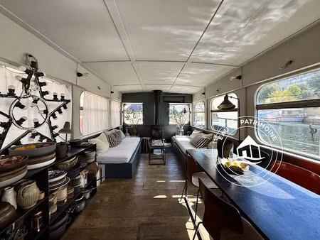 vente péniche 5 pièces 55 m² à paris 4ème (75004)  395 000 €