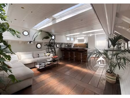 vente péniche 4 pièces 90 m² à paris 15ème (75015)  685 000 €