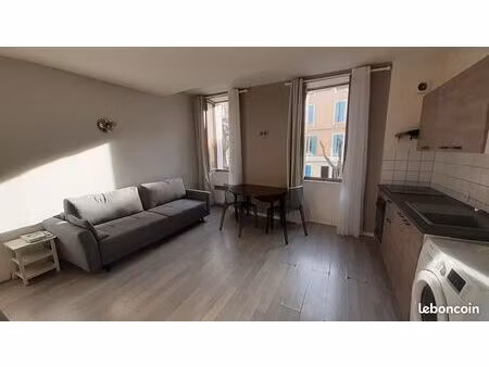 studio 37m2 lumineux centre ville aubagne