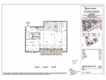 la garenne colombes - 3p