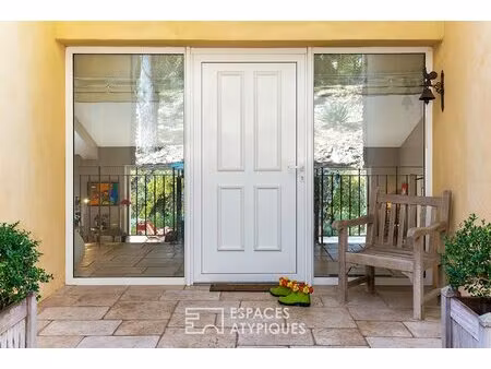 maison d'exception avec panorama unique et piscine chauffée en drôme provençale