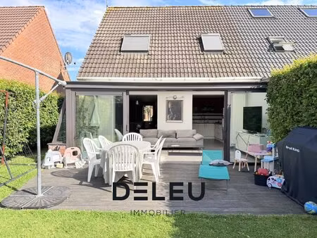 maison semi individuelle de 100m²  3 chambres  jardin  garage parking