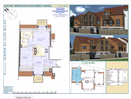 vente appartement 3 pièces 71.9 m² à bonnelles (78830)  278 000 €