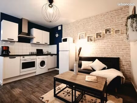 ne pas manquer joli t2 meublé 60 m² centre ville