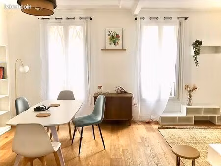 appartement meublé 2 pièces  43 m2 vitry centre gare
