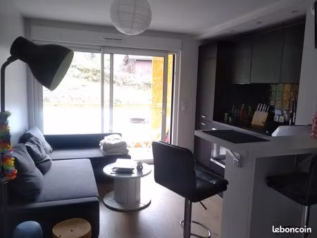 appartement t2 meublé de 37 m² avec garage – grand-aigueblanche