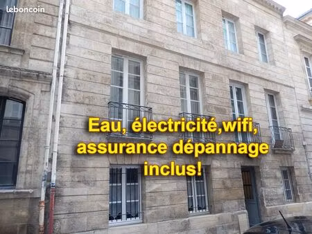 appartement t2 meuble - bail étudiant (10 mois) dispo le 18/08