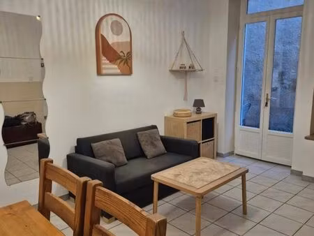 appartement meublé 1 chambre + patio