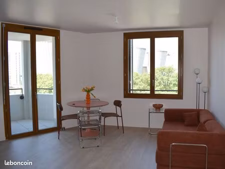 villejuif — t2 meublé 45 m² + loggia  résidence neuve  métro 14 (igr) à 2 min — 1 800 cc