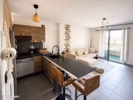 aix-en-provence – la duranne | t2 de 41 m² avec grande terrasse  piscine et parking privat