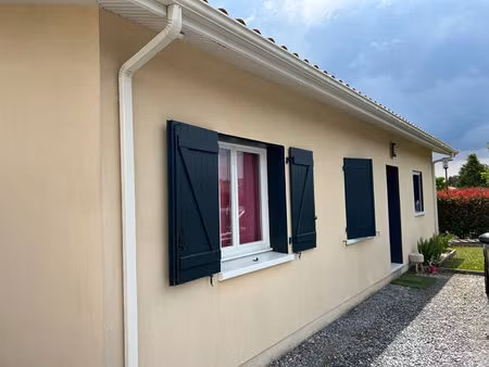 maison contemporaine 5 pièces à vendre à parentis en born - réf. 6310