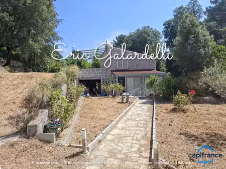 à vendre : exceptionnel! maison traditionnelle corse en pierres de taille rénovée à san ga
