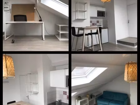 location meublée appartement 1 pièce 17 m² à lille (59000)  670 €