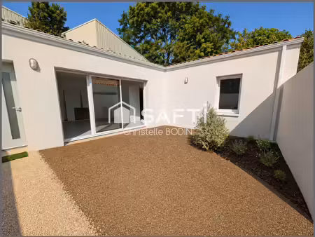 maison neuve de plain-pied avec jardin et stationnement centre ville d'aytré