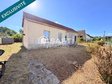 maison de plain-pied avec terrain de 2 142 m² – potentiel et environnement calme
