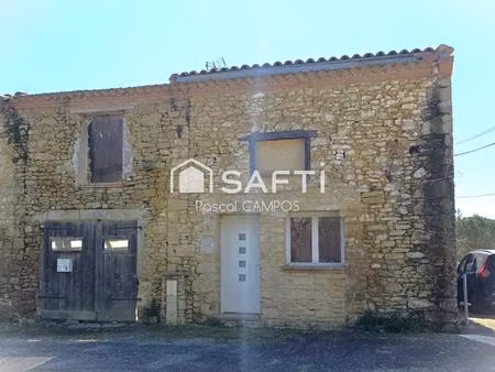 maison de village 3 chambres avec cour et garage