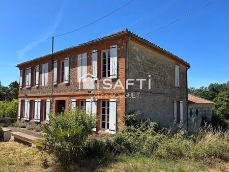 bastide du xix ème siècle 5 chambres et appartement 40m2