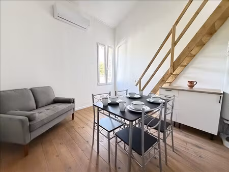 appartement - 1er étage - 35 m2 - 1 pièce - meublé