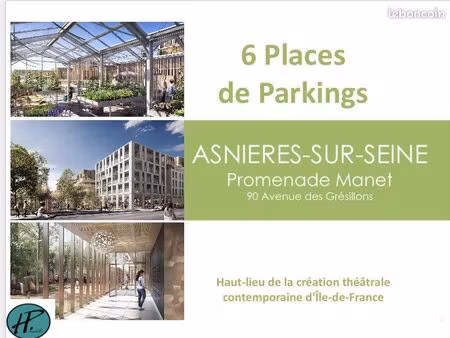 parking 12 m² asnieres sur seine