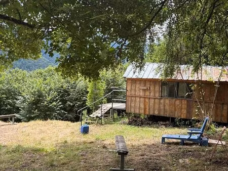 cabane sur terrain en pleine montagne en vallée d'aspe (64)
