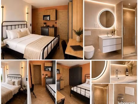 chambre/suite meublée avec sdb privée – annemasse genève
