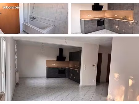 à louer - appartement 3 pièces 76m2 avec terrasse  garage et parking - oberlauterbach