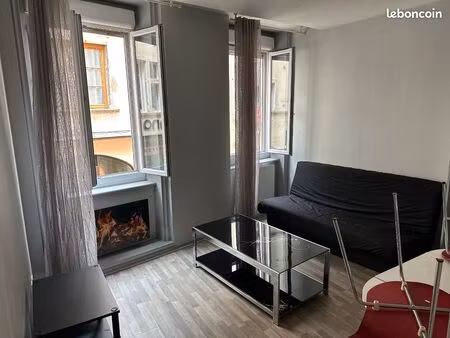 studio meublé 28 m² – centre-ville de mâcon – place aux herbes