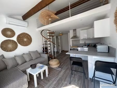 maison 25 m2 + mezzanine+ terrasse 16 m2