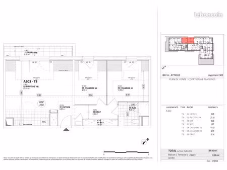appartement t3
