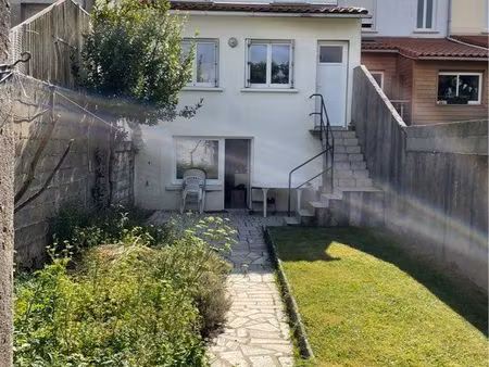 maison de ville au sacré-cœur 3 chambres jardin et garage de 60m2