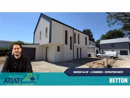 arsati immobilier maison contemporaine neuve en cours de constru