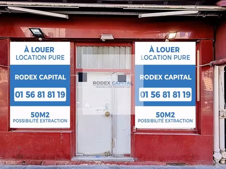 location commerce paris 75005 50m²