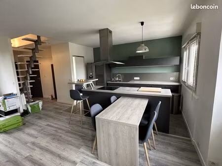 t2/f2 duplex refait à neuf - 76 m2