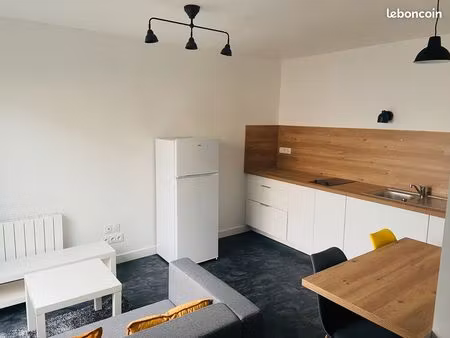 location - appartement meublé avec petit extérieur