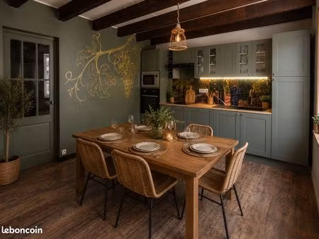 maison rénovée 2 chambres avec garage et jardin – 10 min de cognac