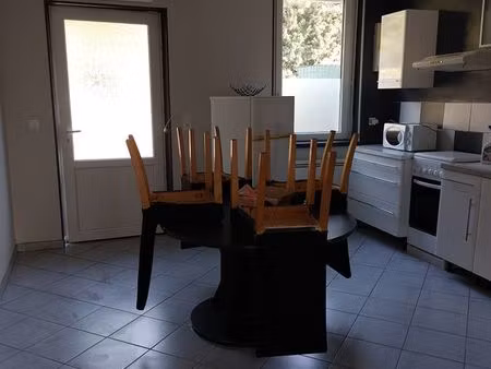loue maison mitoyenne t2 duplex meublée damparis