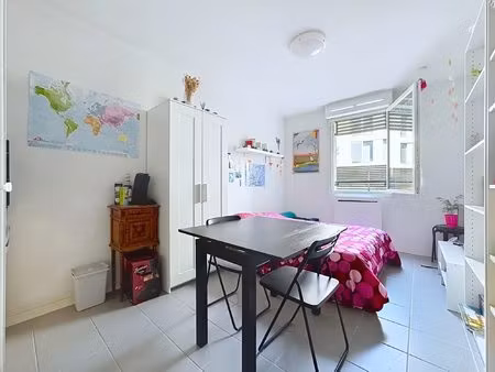 à vendre – studio de 19 m² vendu loué – secteur clémence