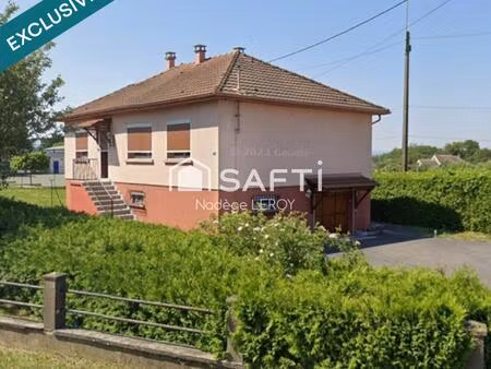 maison sur sous-sol  trois chambres sur 10 ares 55