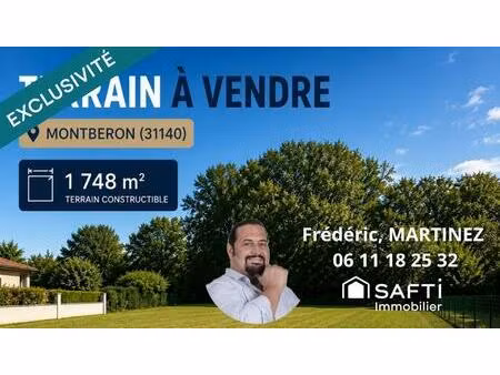 le terrain idéal pour votre projet