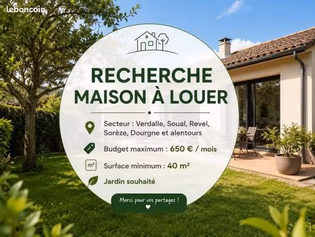 recherche maison à louer