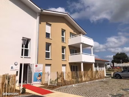 appartement t3 meublé avec terrasse – saubusse (20 min de dax)