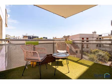 un très beau 2 pièces avec son grand balcon de 7 m²