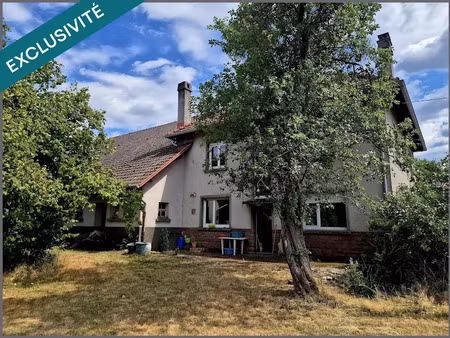 vente ferme 9 pièces 164 m² à saulcy-sur-meurthe (88580)  185 000 €
